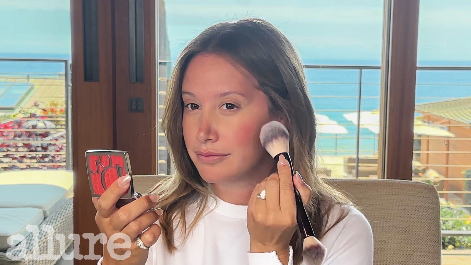 Ashley Tisdale's 10-Minute Routine for a Minimalist Summer Look